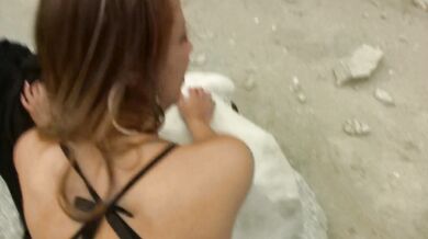 Public sex with curvy brazilian slut girl