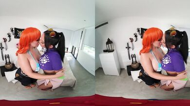 Threesome Adventure With NAMI AND NICO In ONE PIECE XXX VR Porn