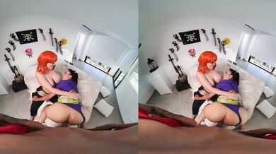 Threesome Adventure With NAMI AND NICO In ONE PIECE XXX VR Porn