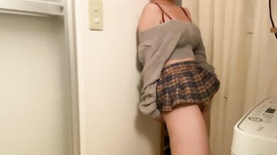 【OLの裏側】の制服コスプレしたら欲情しちゃったド変態OL