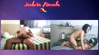 Compilação transa quente da Senhora pimenta e Senhor Pimenta.