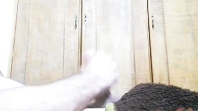 Jerking Off While Watching the black bull neighbour fuck his wife and which I be in her Place