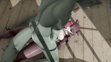 JUNO FROM BEASTARS GIVES LEGOSI A HELPING HAND - SECOND LIFE YIFF [WITH SOUND]