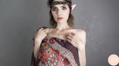 JoPlum little elf blowjob with dildo and teasing