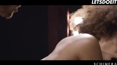 Slim Ebony Babe Luna Corazon Fingered & Fucked By BF After Massage - LETSDOEIT