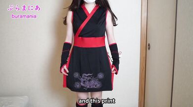 No bra no panties Ninja introduces underwear to change clothes ❤️