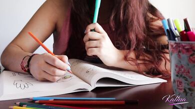 Voyeur Step-Brother Spying TEEN Cameltoe under the Table