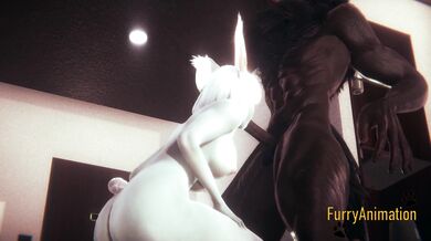 Furry Hentai - Sexy and cute Bunny having sex with a beast