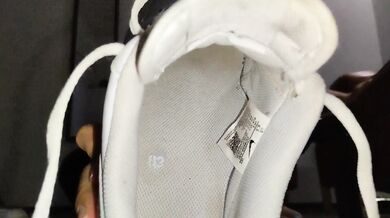 I take off my shoes after a long day of work super smelly feet