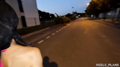 Veiled Iranian Nadja gets fucked publicly in anal AGAIN on the highway and at the hotel!