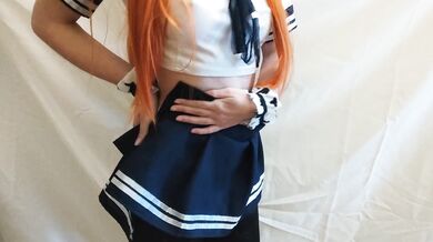 Am I doing fine, daddy/mommy? I dance for you after school - extra: titjob dick silicone latex toy