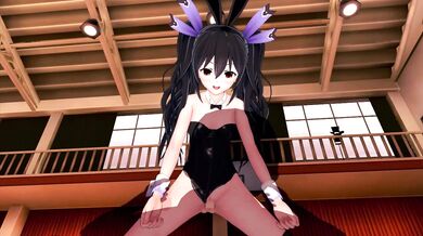 BUNNY GIRL HYPERDIMENSION NEPTUNIA NOIRE 3D HENTAI