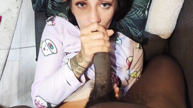 Horny Step Sister Makes Me Cum Before Bed